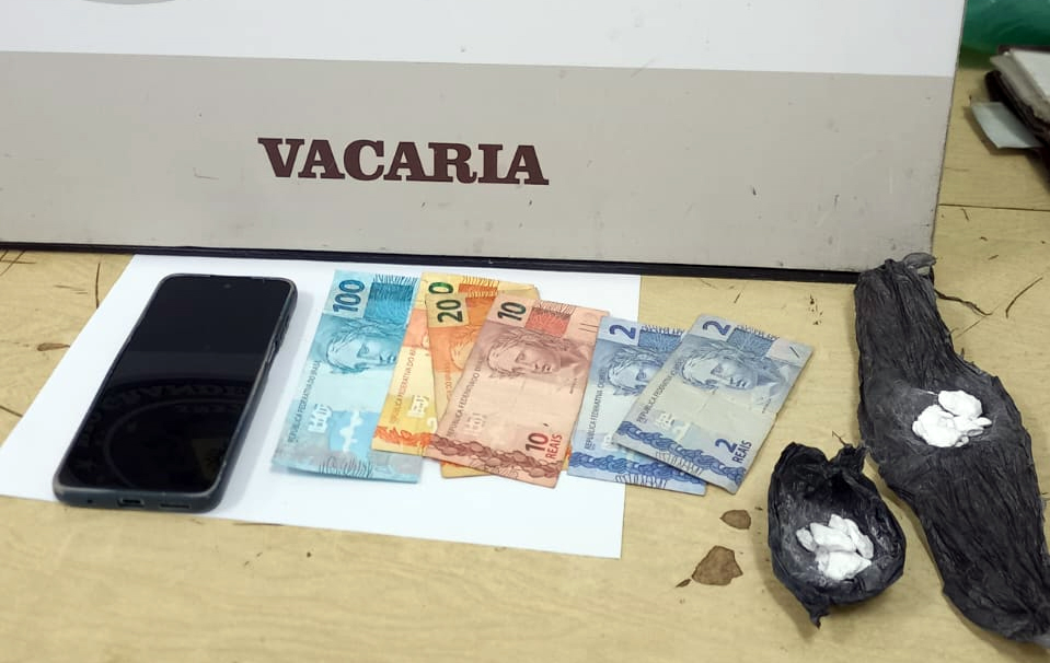 Homem com cocaína é preso pela Brigada Militar 