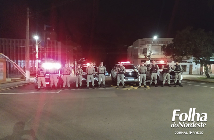 Operação caminhos seguros em Lagoa Vermelha