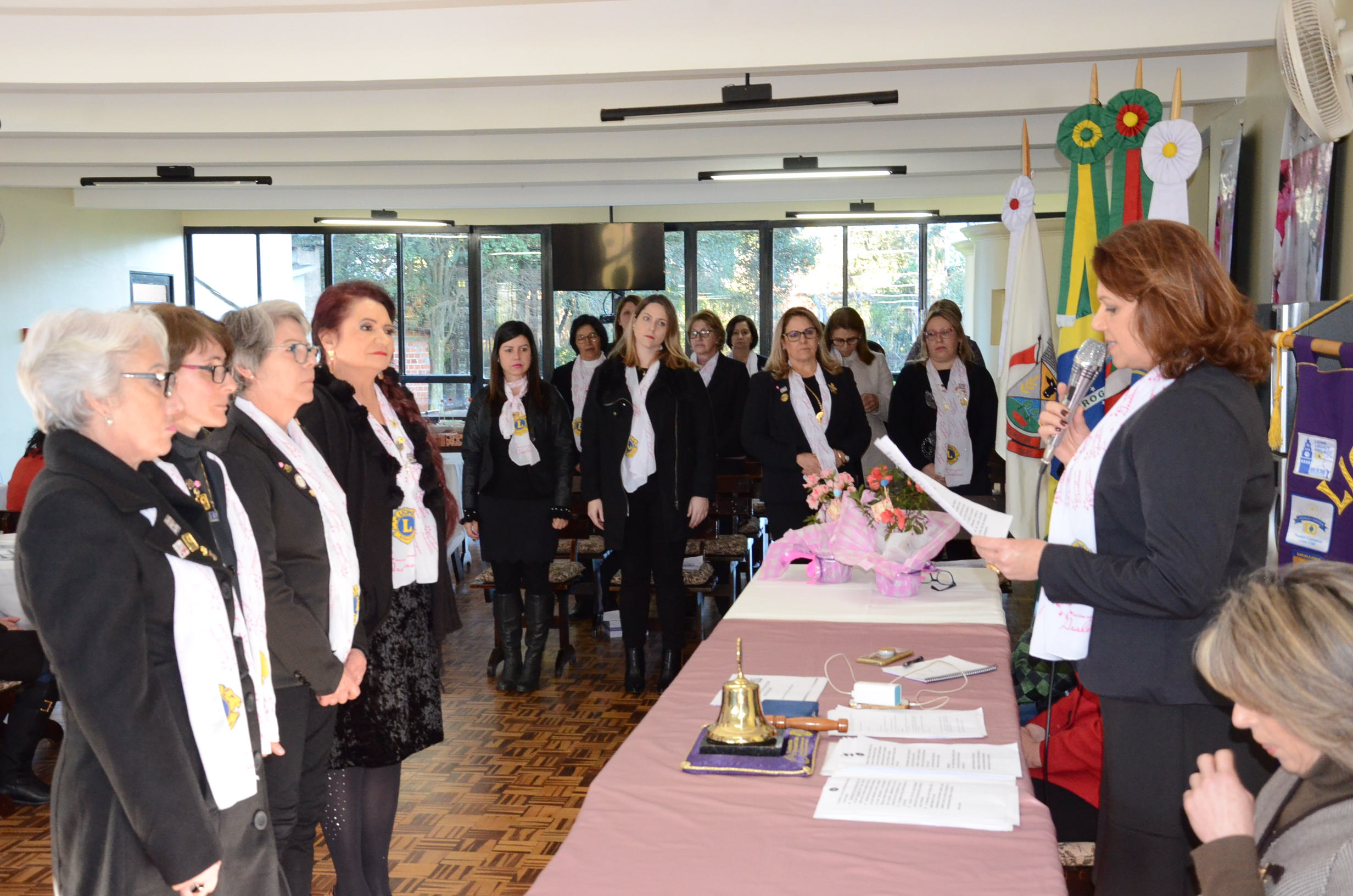 Lions Clube Lagoa Vermelha Azaleias com nova diretoria
