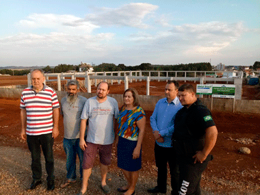 Vereadores do Progressistas, DEM, PTB e PDT visitam obras do governo Bonotto