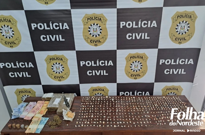 Polícia Civil apreende dois adolescentes por tráfico e associação para o tráfico de drogas