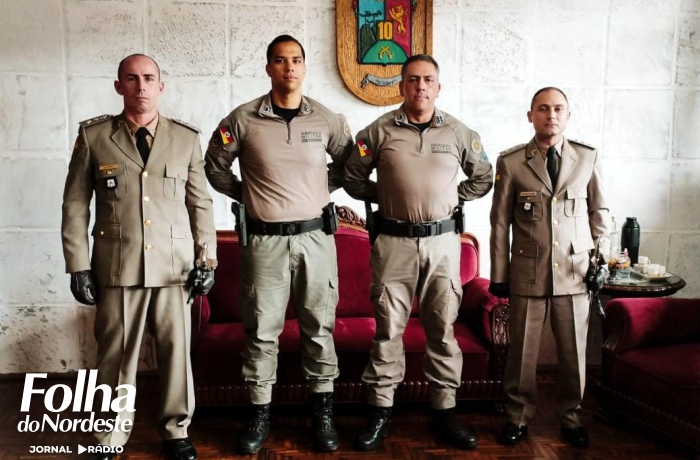 10° Batalhão de Polícia Militar recepciona dois novos Capitães