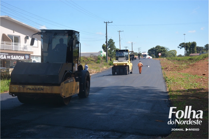 Prefeitura inicia pavimentação asfáltica da Avenida Benjamin Constant