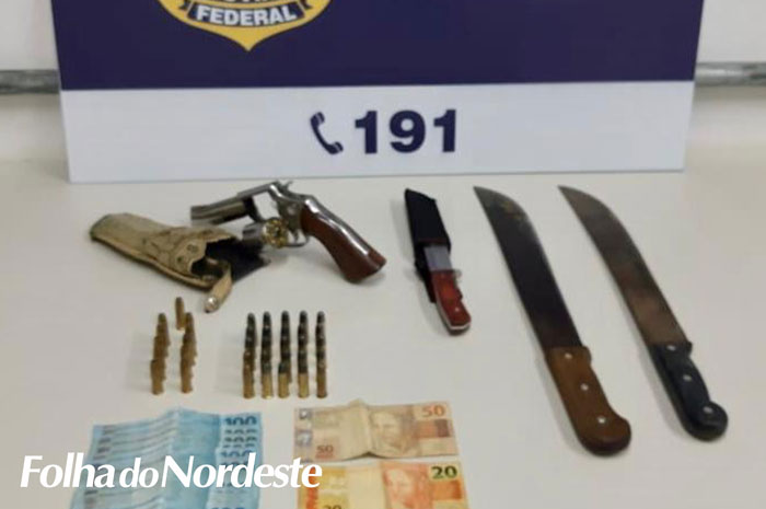 PRF prende homem armado com um revólver em Vacaria
