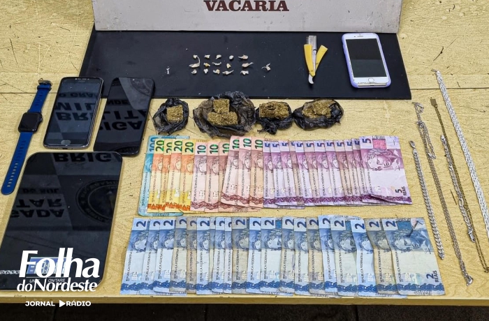 Brigada Militar prende homem por tráfico de drogas em Vacaria