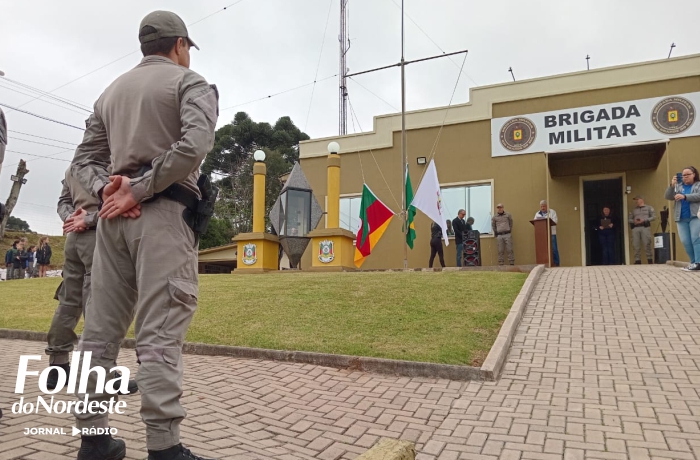 Lagoa Vermelha celebra o início da Semana da Pátria com solenidade na Brigada Militar