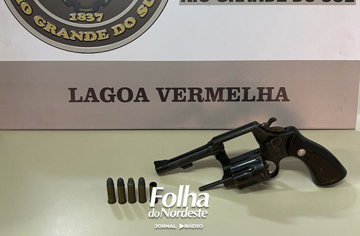 Disparos de arma de fogo terminam com mulher presa em Lagoa Vermelha