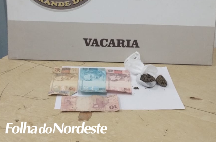 Região: Duas pessoas são presas por tráfico de drogas