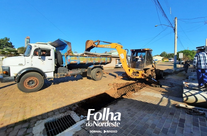 Prefeitura de Lagoa Vermelha promove reunião sobre obra de macrodrenagem na rua Tiradentes e rua do Tanque