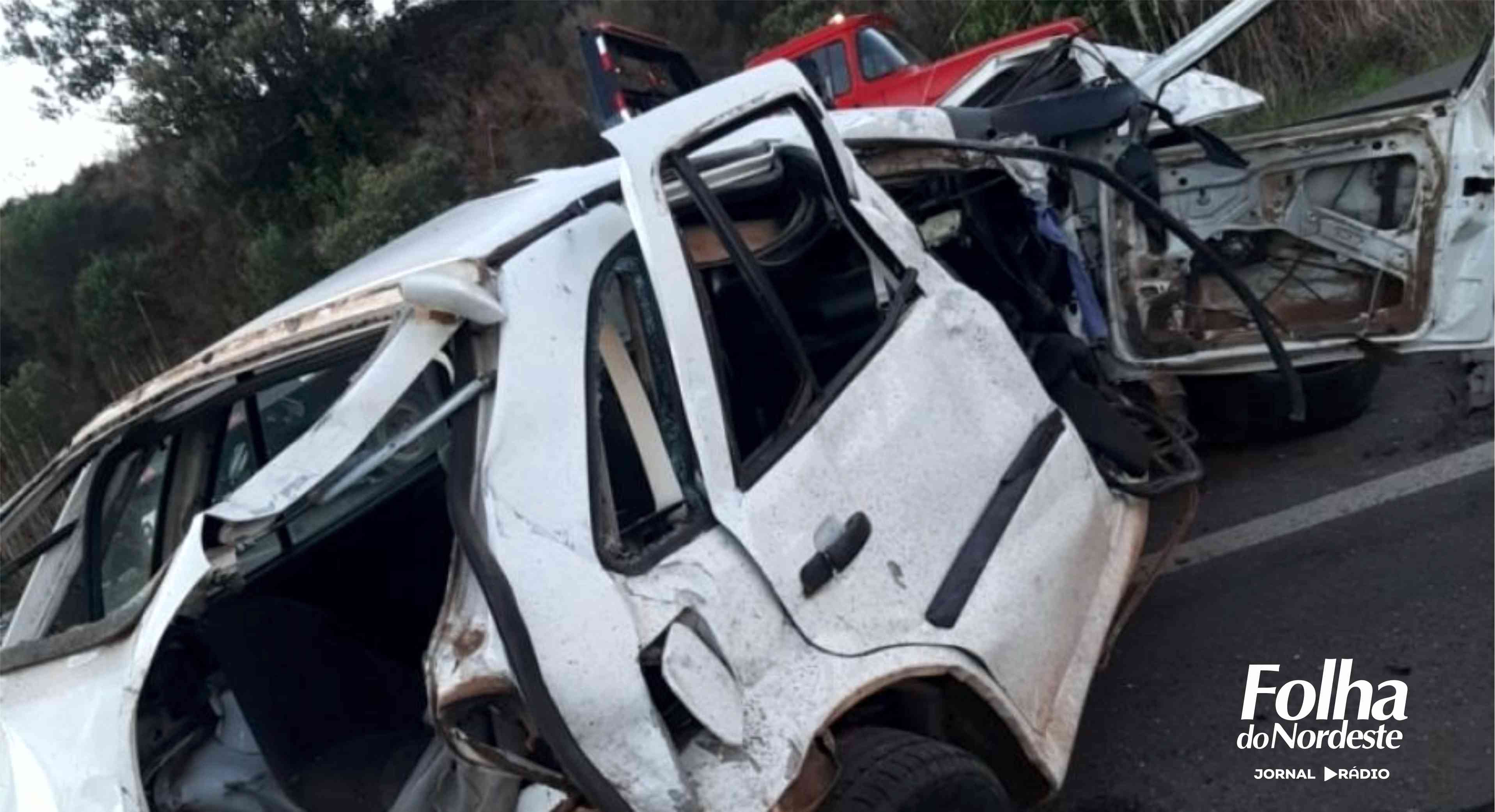 Oito pessoas ficam feridas em colisão frontal na BR 285 em Caseiros