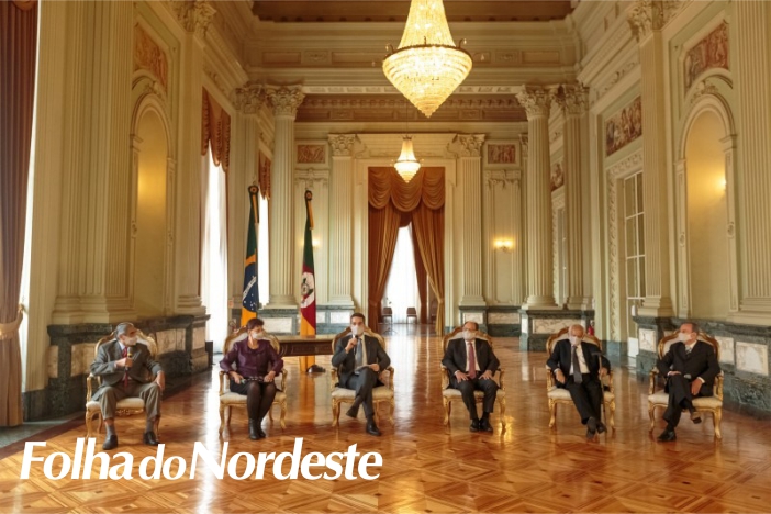 Governadores do Rio Grande do Sul se reúnem nos 100 anos do Palácio Piratini