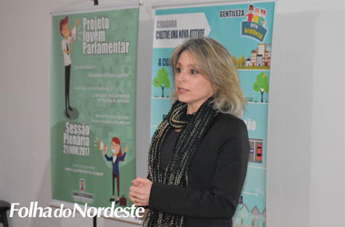 Vereadora Márcia comemora realização do Projeto Jovem Parlamentar