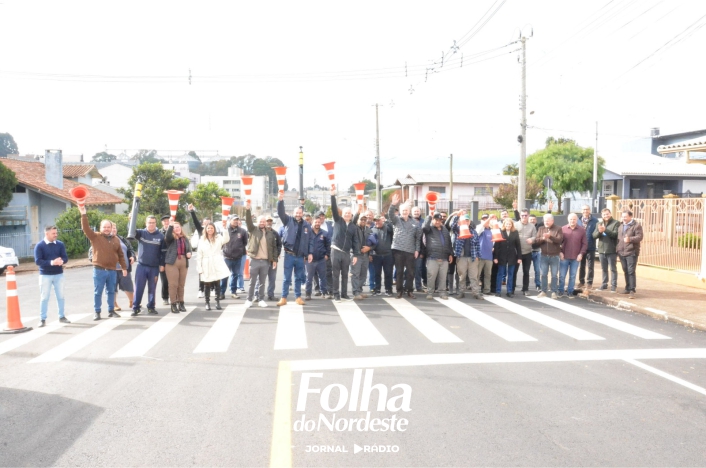Pavimentação da Rua Maria Luiza Nunes é entregue e reforça mobilidade urbana em Lagoa Vermelha