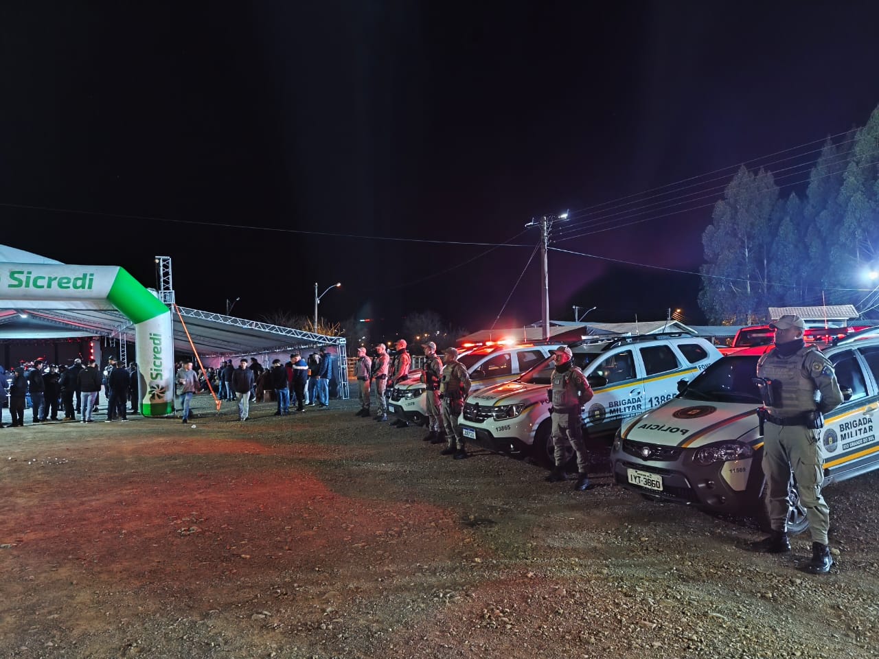 Brigada Militar realiza policiamento na abertura da 4ª Expo Pinhal