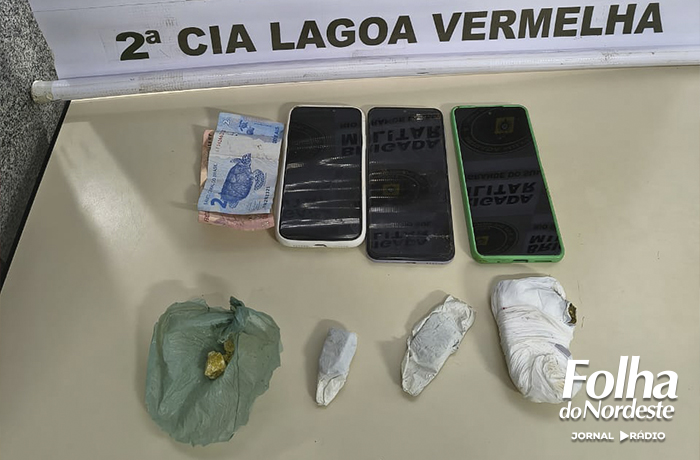 Brigada Militar prende três por tráfico de drogas em Lagoa Vermelha