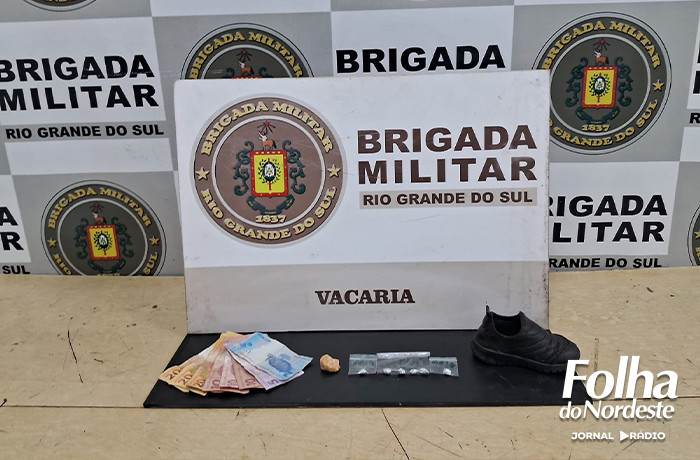 Brigada Militar prende casal por tráfico de drogas