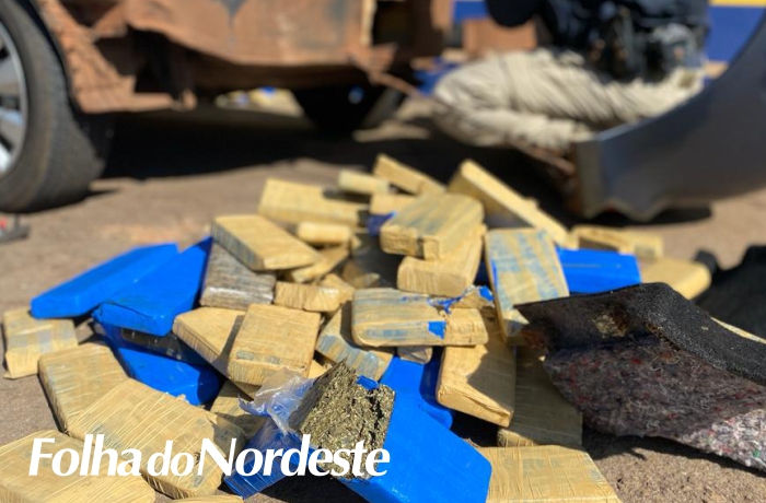 PRF prende casal de paraguaios com carga de maconha