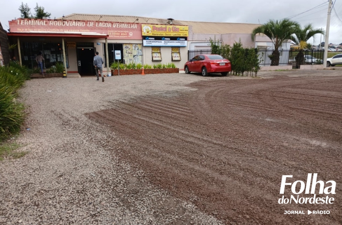 Ação rápida da Secretaria de Obras melhora acesso ao terminal rodoviário de Lagoa Vermelha