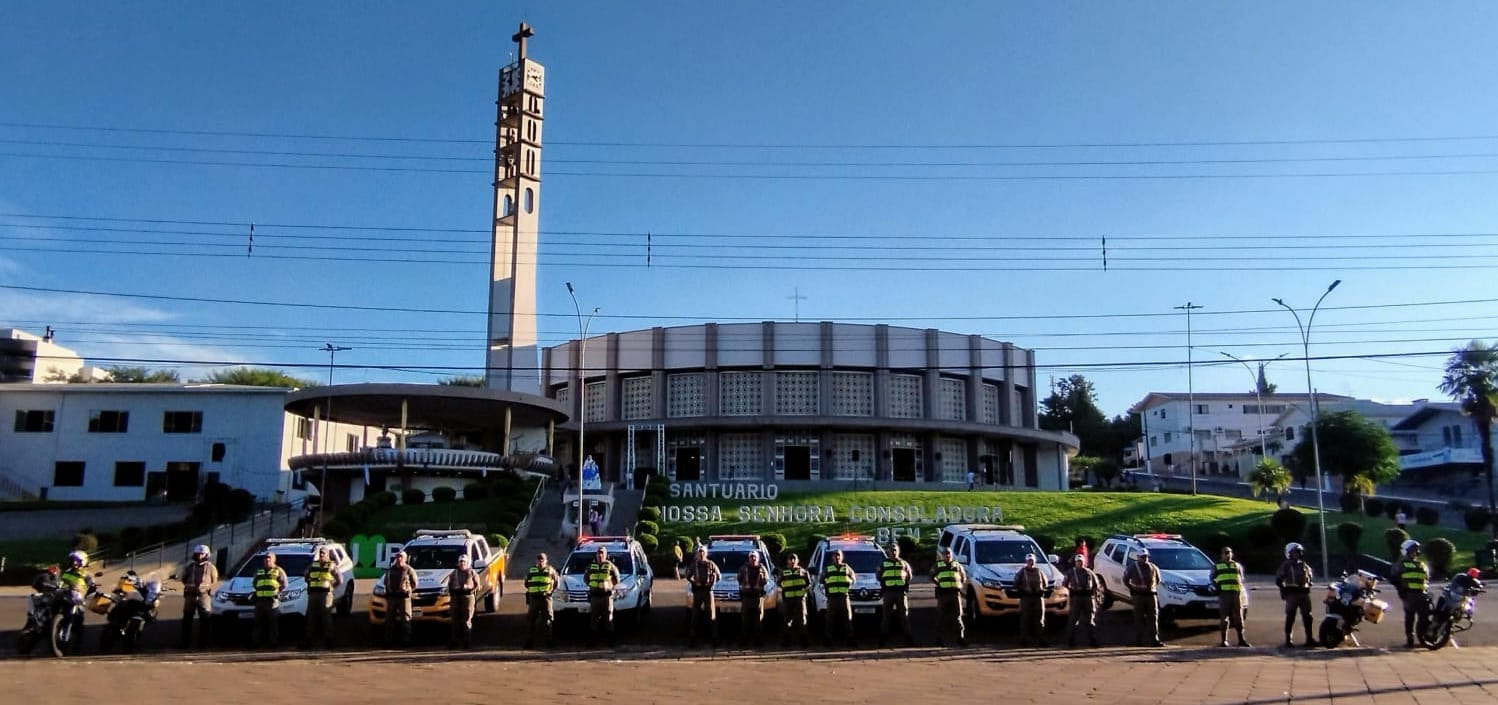 Brigada Militar presente na 72ª Romaria de Ibiaçá