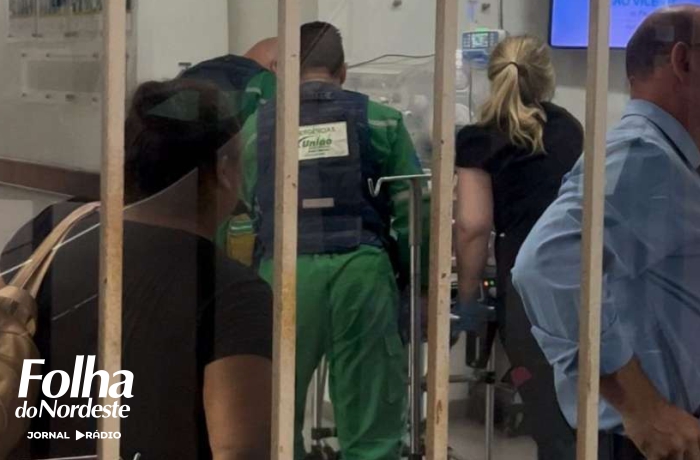 Bebê em estado grave é transferido de Sananduva para Passo Fundo com escolta policial