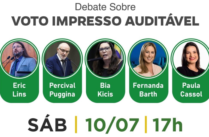 Debate discute "Voto Auditável" neste sábado