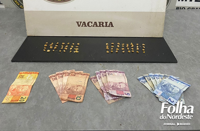 Brigada Militar prende dois homens por tráfico de drogas em Vacaria
