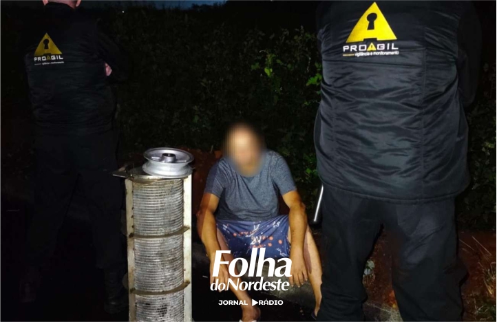Homem é preso em flagrante por furto no Distrito Industrial de Tapejara