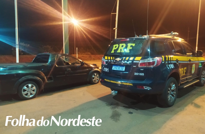 PRF recupera carro e prende homem