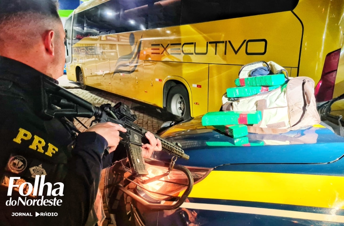 PRF prende em Caxias do Sul homem que transportava drogas em ônibus que vinha de Porto Alegre