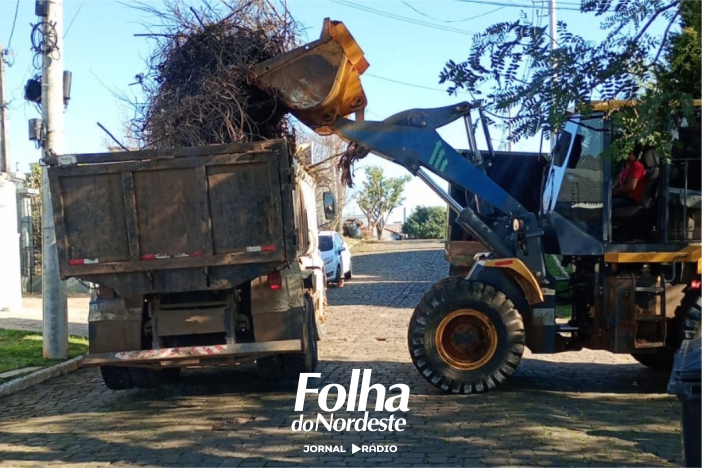 Prefeitura inicia 5ª etapa do cronograma de podas e recolhimento de galhos em Lagoa Vermelha