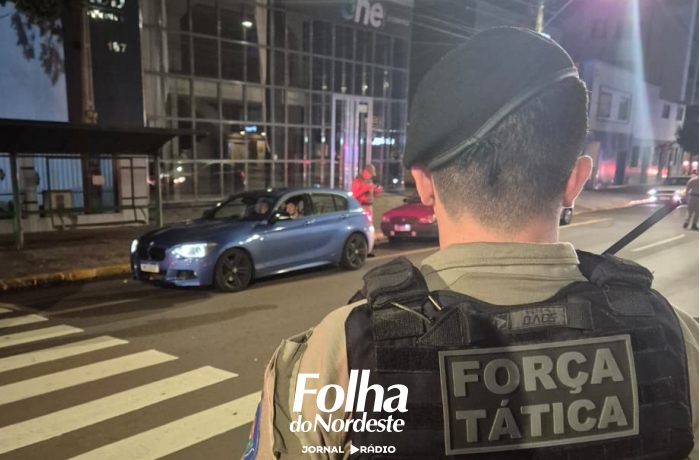 Policiamento ostensivo reforçou a segurança em Vacaria durante o feriado de Natal
