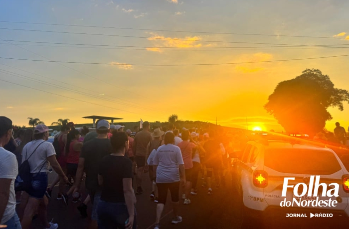 Brigada Militar garante segurança durante peregrinação em Ibiaçá
