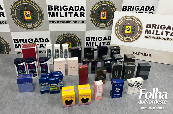 Casal é preso em flagrante por furtos em farmácias em Vacaria