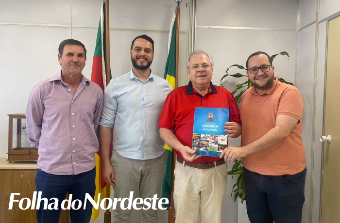 Secretário do Turismo do RS recebe delegação de Lagoa Vermelha
