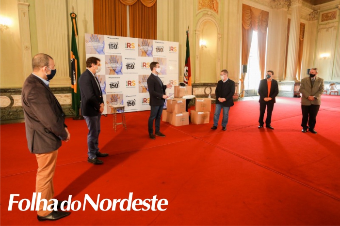 Governo recebe doação de 60 mil máscaras para agentes da segurança pública