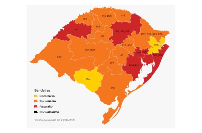 Lagoa Vermelha continuará na Bandeira Vermelha, informa prefeitura