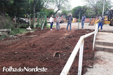 Vereadora Ruth acompanha obras de acessibilidade no CRAS