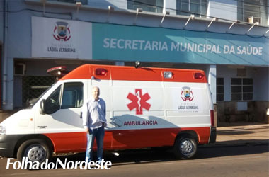 Lagoa Vermelha recebe doação de ambulância antiga da SAMU