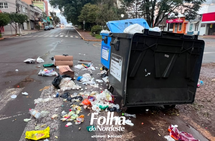 Prefeitura de Lagoa Vermelha apura descarte irregular de lixo na Avenida Afonso Pena
