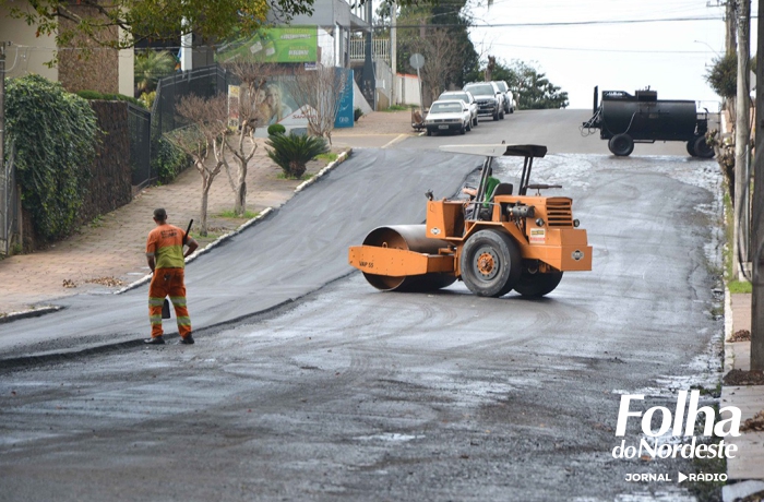 Avenida Circular recebe mais pavimentação asfáltica 
