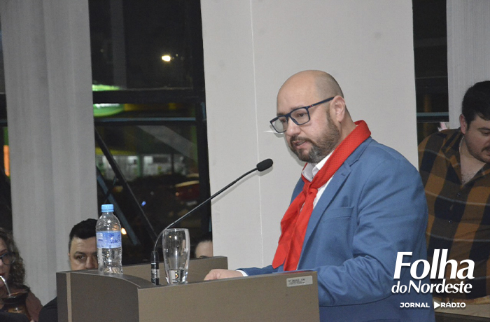 Vereador Ariovaldo Carlos da Silva pede união e paz em sua manifestação na Semana Farroupilha