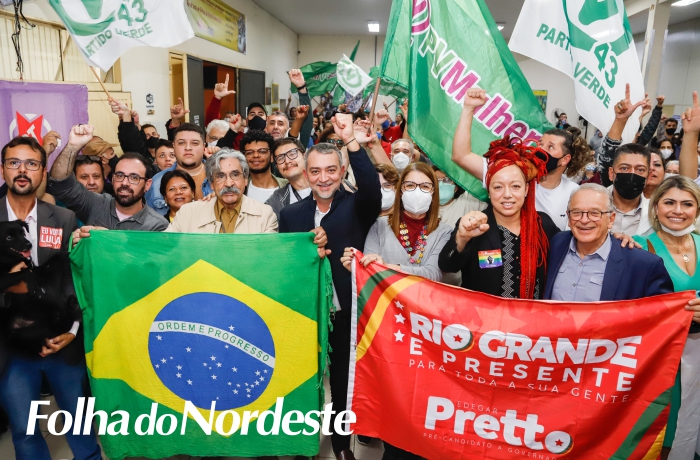 Evento reúne PT, PCdoB e PV e anuncia nova etapa da pré-campanha de Edegar Pretto no RS