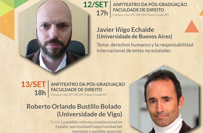 Faculdade de Direito promove palestras com professores de renome internacional 