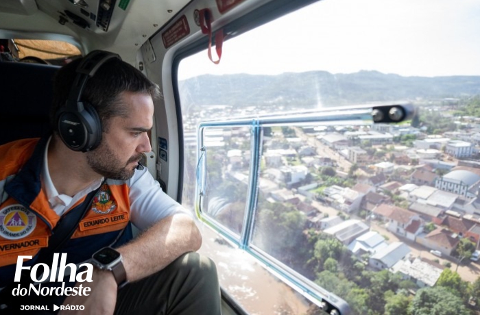 Governador visita áreas afetadas pelas chuvas nos Vales do Taquari e Caí e na Serra Gaúcha