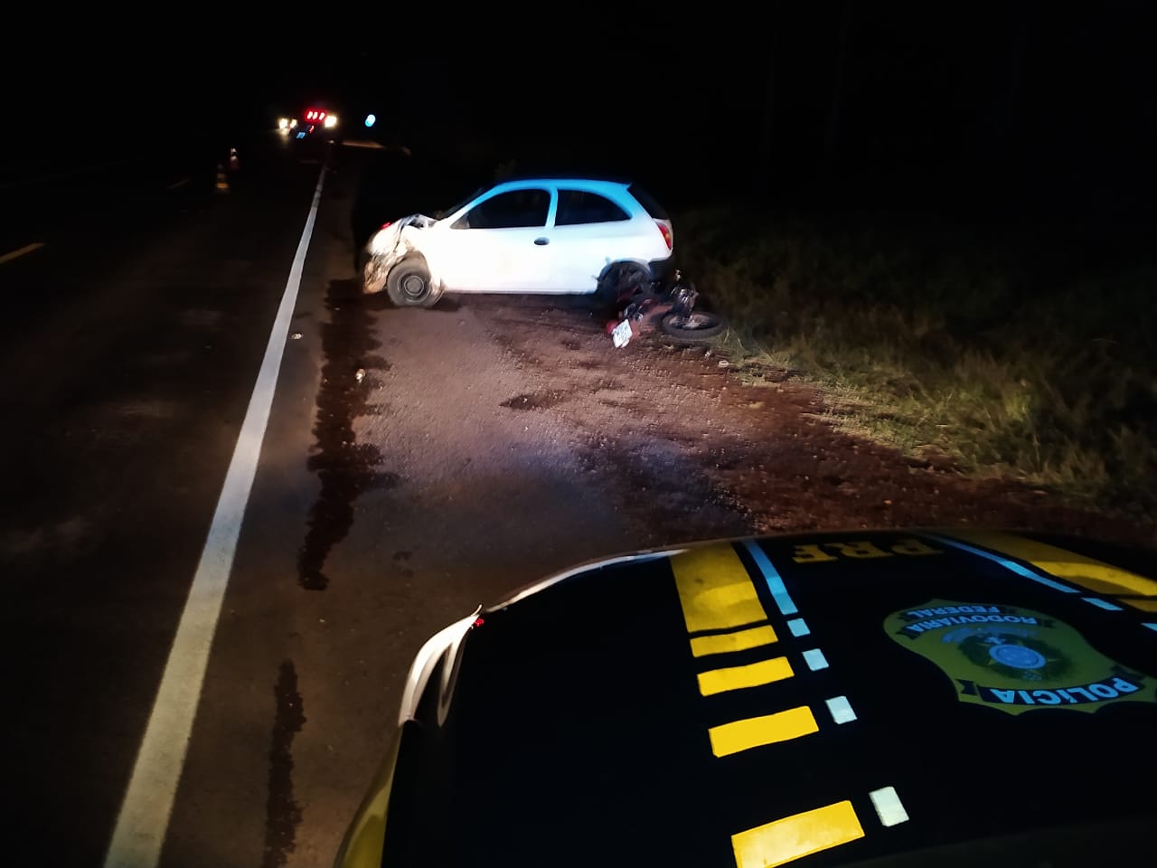 Acidente com morte é atendido pela Polícia Rodoviária Federal
