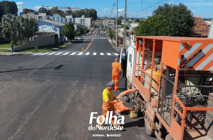 Rua Maria Luiza Nunes recebe nova sinalização para reforçar segurança no trânsito