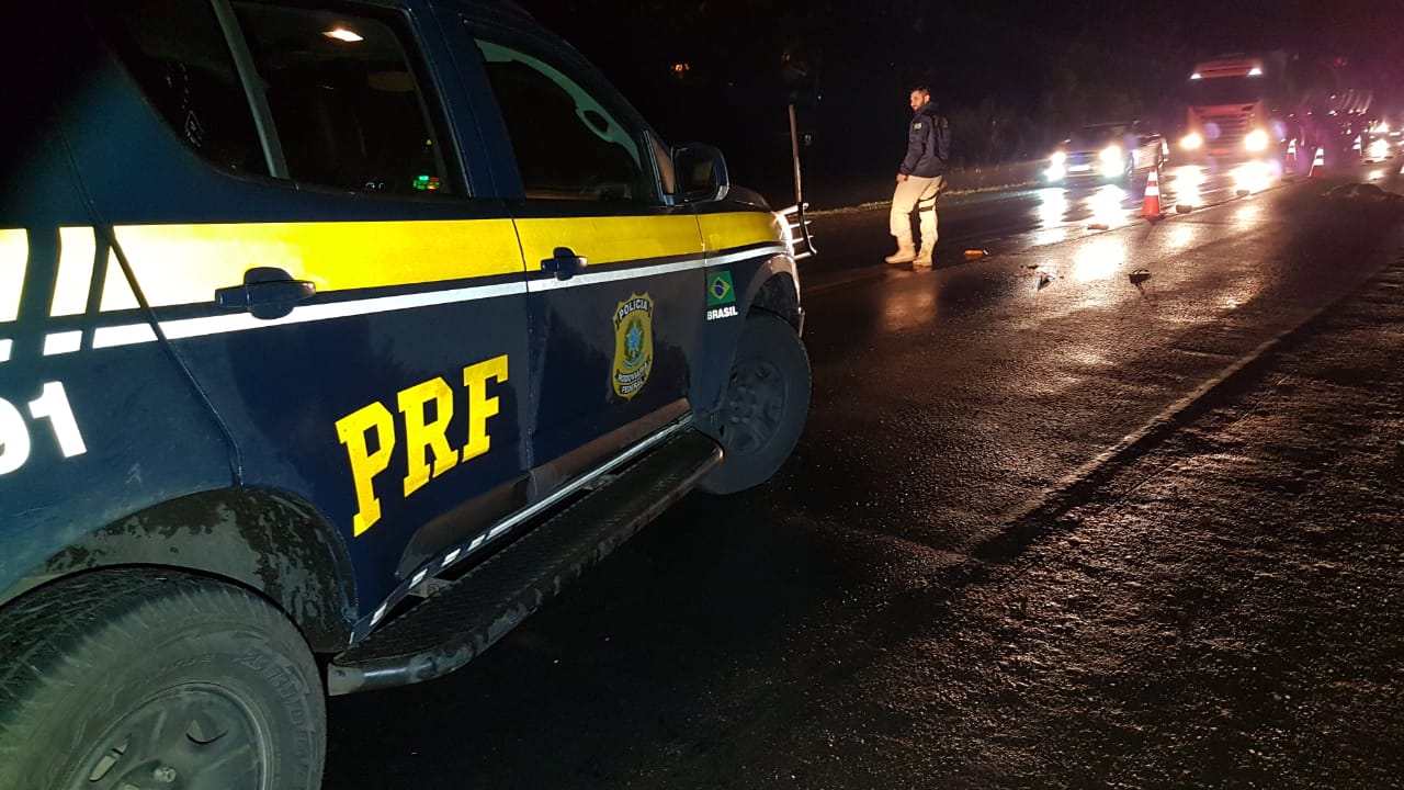 Polícia Rodoviária Federal atende acidente fatal na BR 285