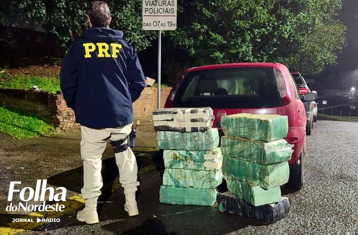 PRF prende traficante com mais de 200 quilos de maconha em Erechim 