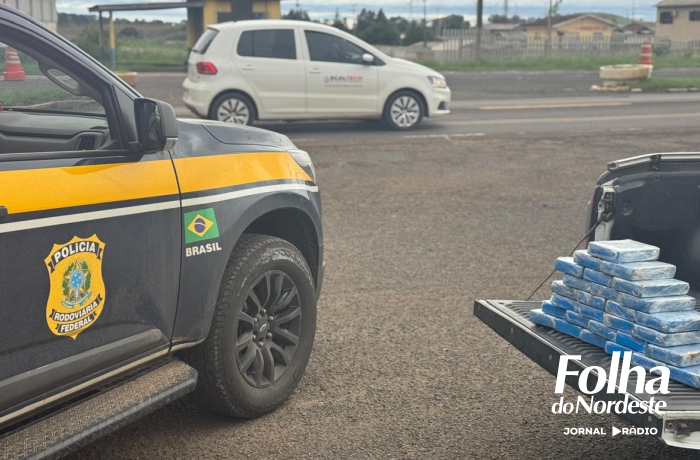 PRF prende mulher com mais de 30 quilos de cocaína em Vacaria 
