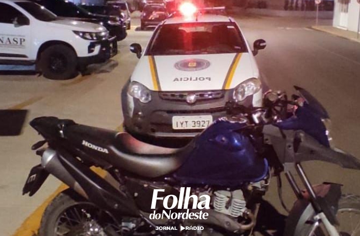 Brigada Militar recupera motocicleta furtada e prende homem em Vacaria